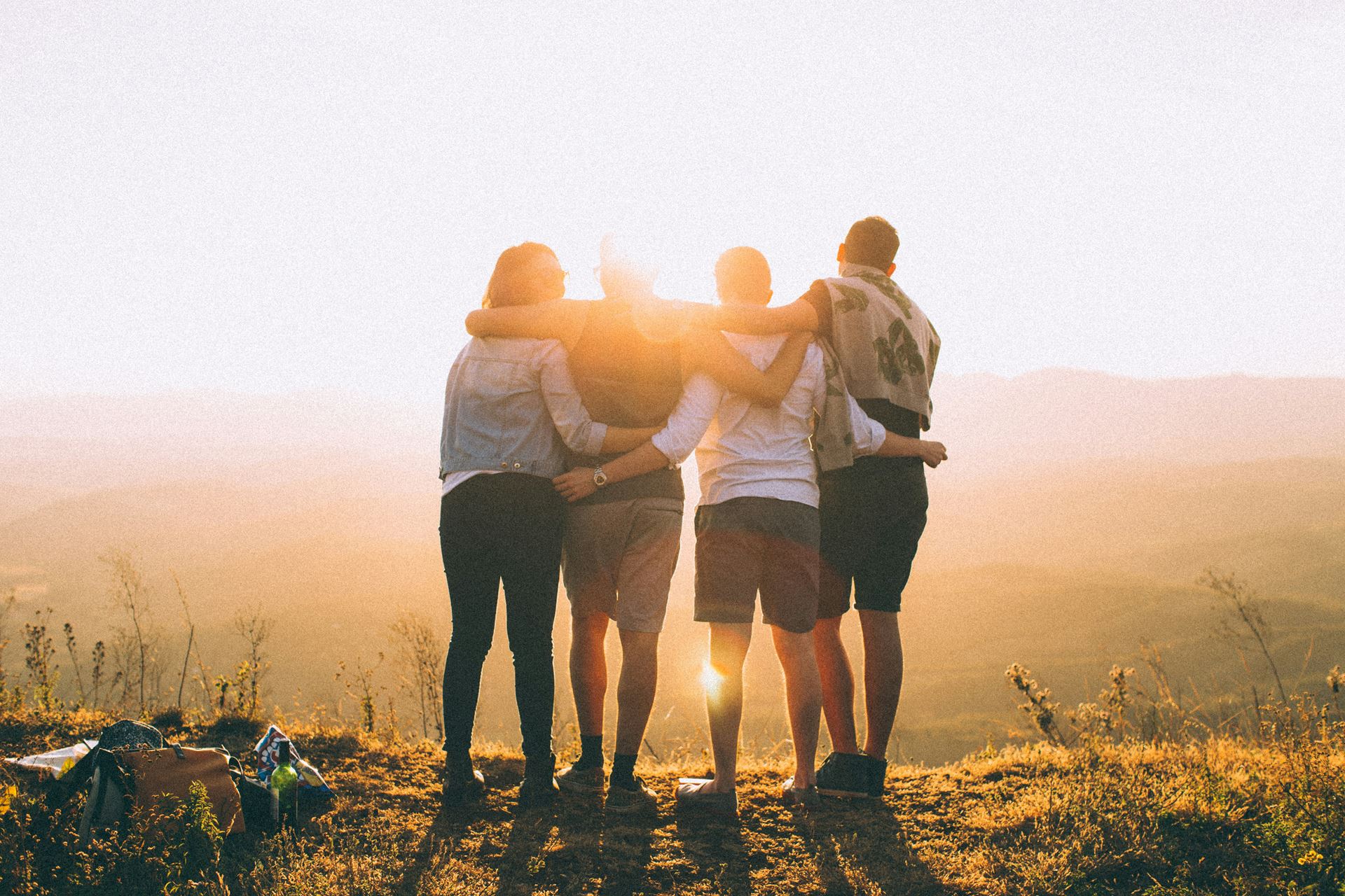 photo of persons hugging
